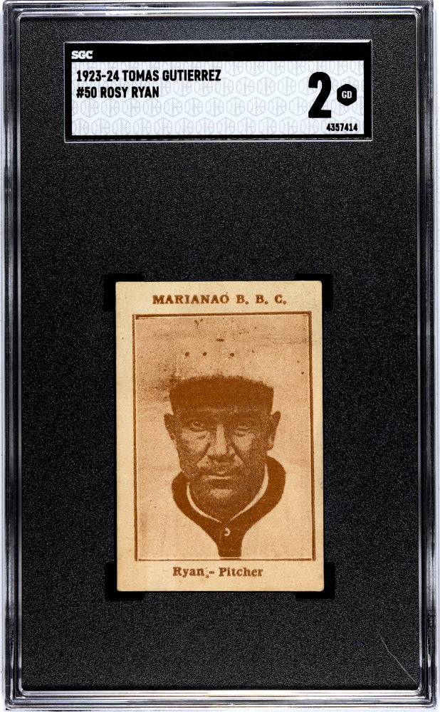1923-24 tomas gutierrez rosy ryan #50 sgc 2