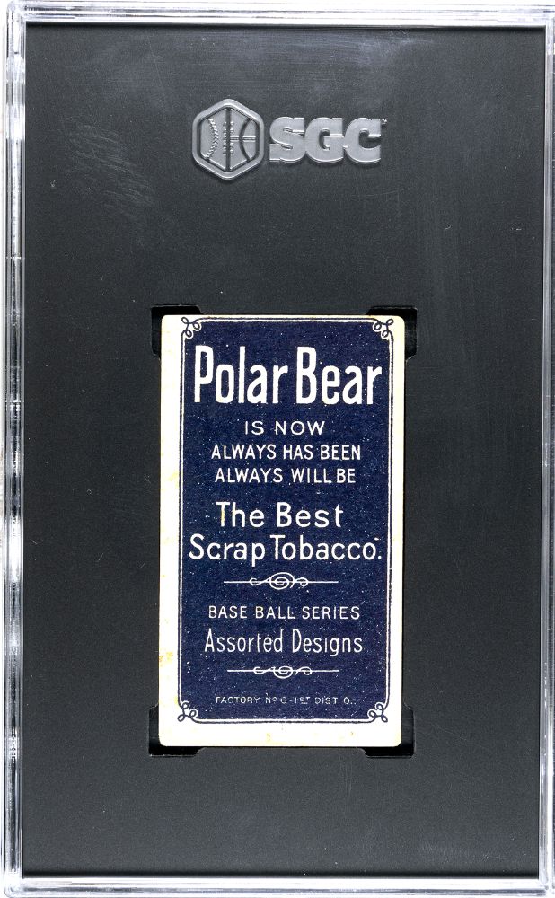 1909-11 COBB, TY POLAR BEAR (T206) BAT OFF SHOULDER SGC 3