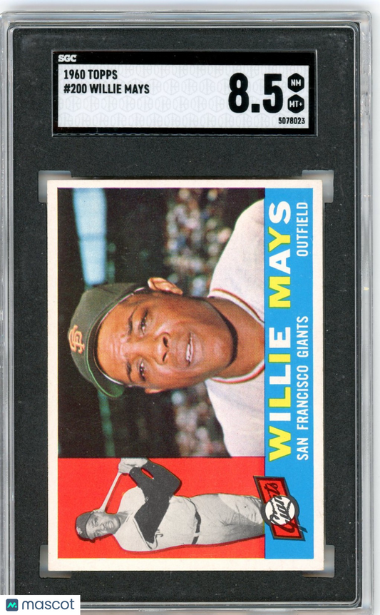 1960 Topps Willie Mays #200 SGC 8.5