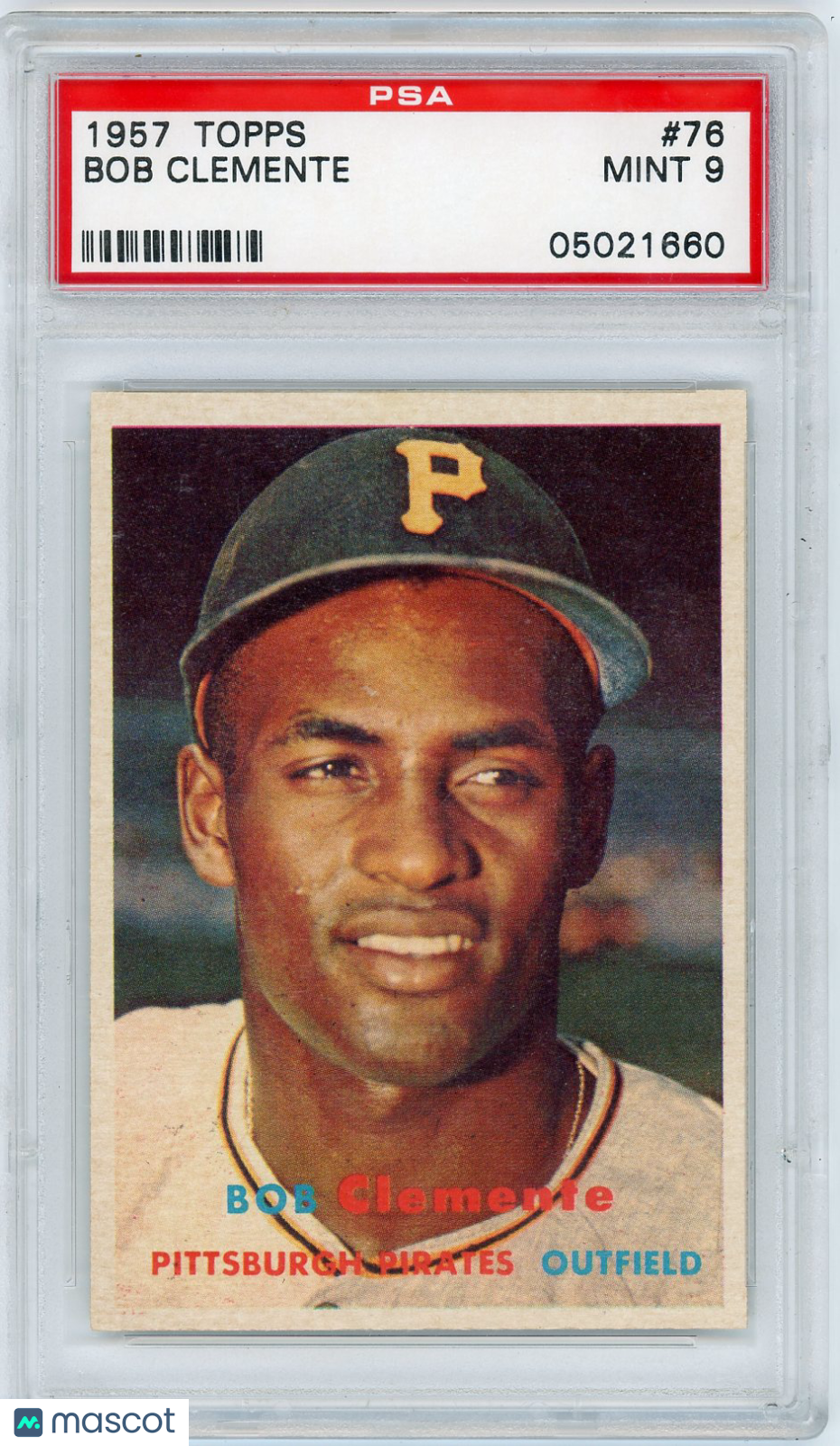 1957 Topps Bob Clemente #76 PSA 9
