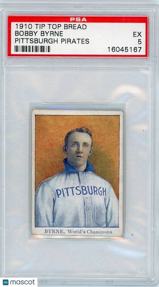 1910 Tip-Top Bread Pittsburgh Pirates Bobby Byrne PSA 5