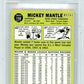 2012 Topps Mickey Mantle Reprint Relics Mickey Mantle #MMR67 BGS 9.5 /67