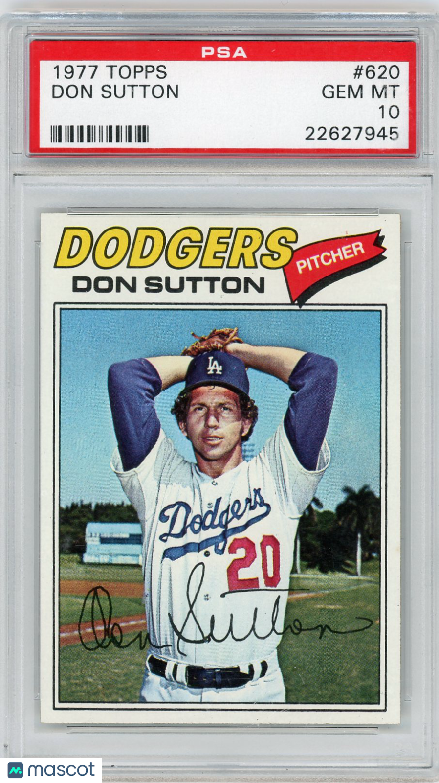 1977 Topps Don Sutton #620 PSA 10