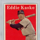 1958 Topps Eddie Kasko #8 White Name PSA 8