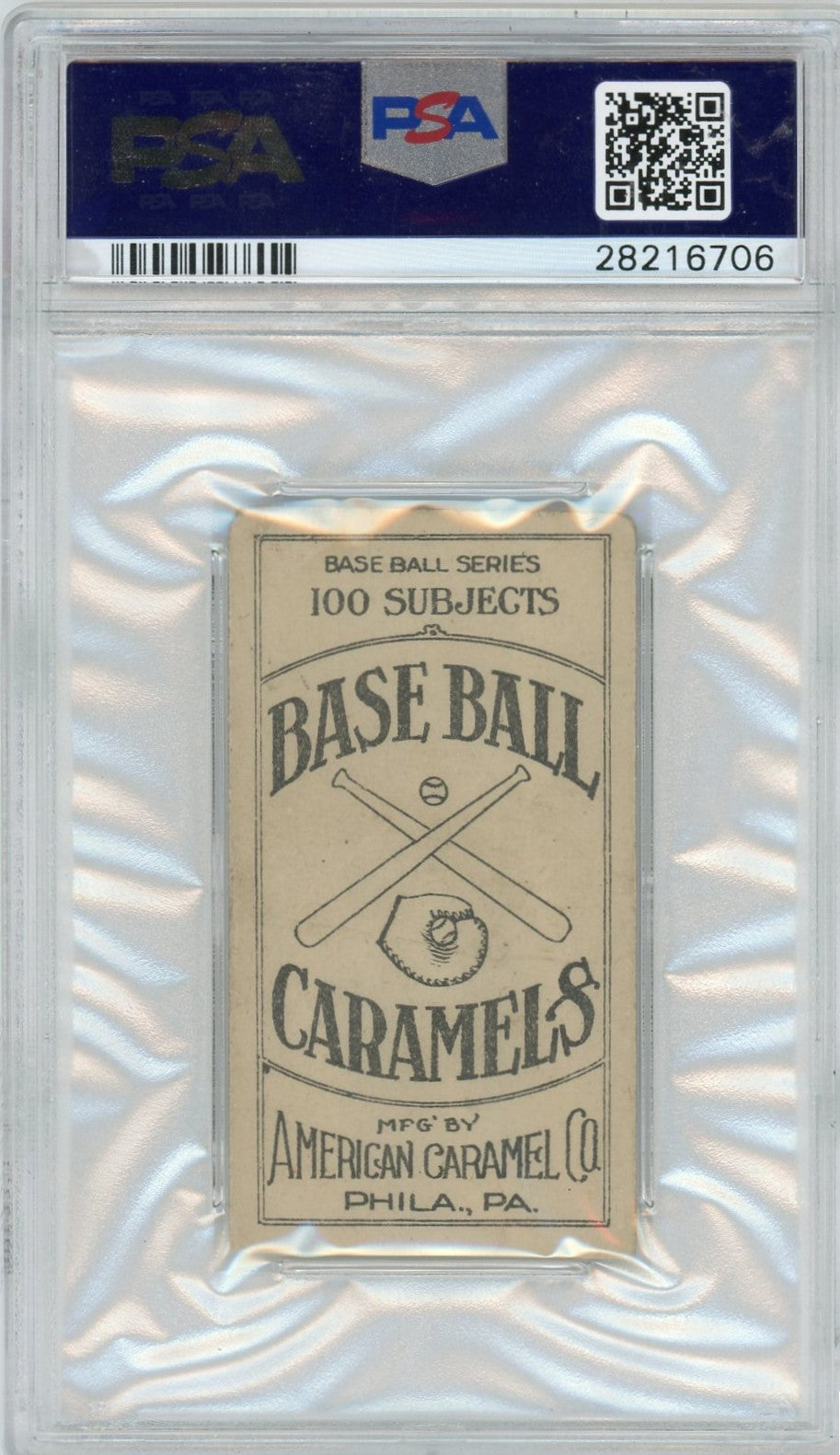 1909 E90-1 American Caramel Eddie Plank PSA 3