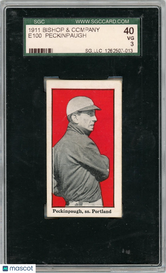 1911 Bishop & Company E100 Peckinpaugh SGC 3