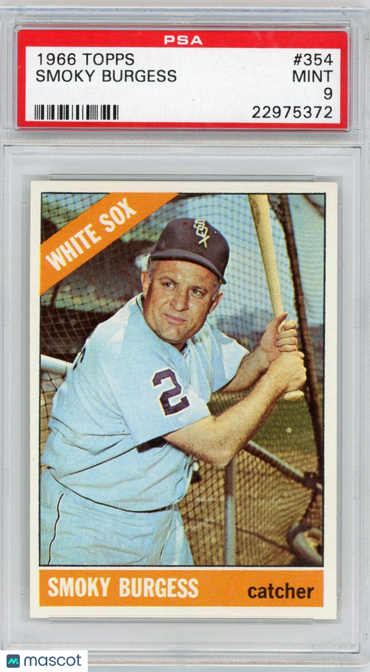 1966 Topps Smoky Burgess #354 PSA 9