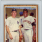 1962 Topps Managers' Dream #18 M. Mantle W. Mays PSA 8