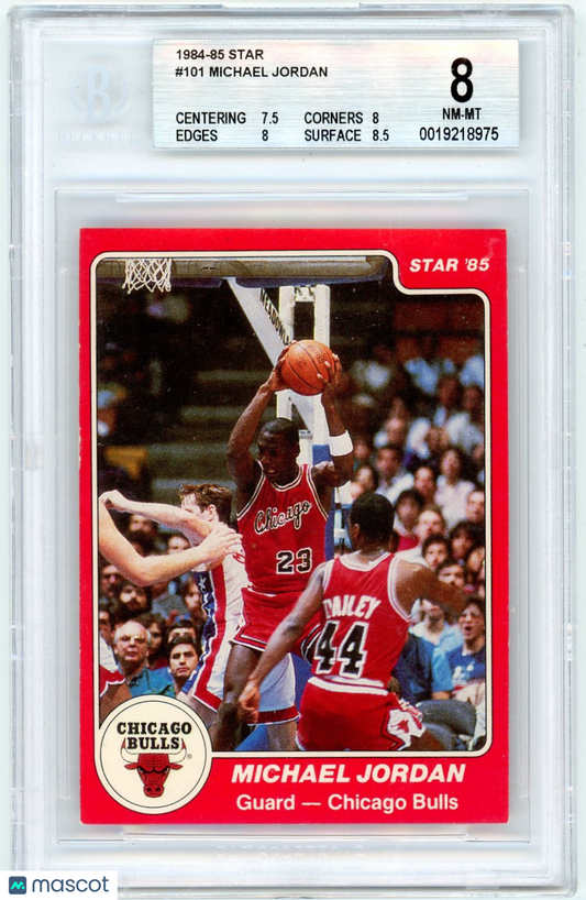 1984 Star Michael Jordan XRC #101 BGS 8