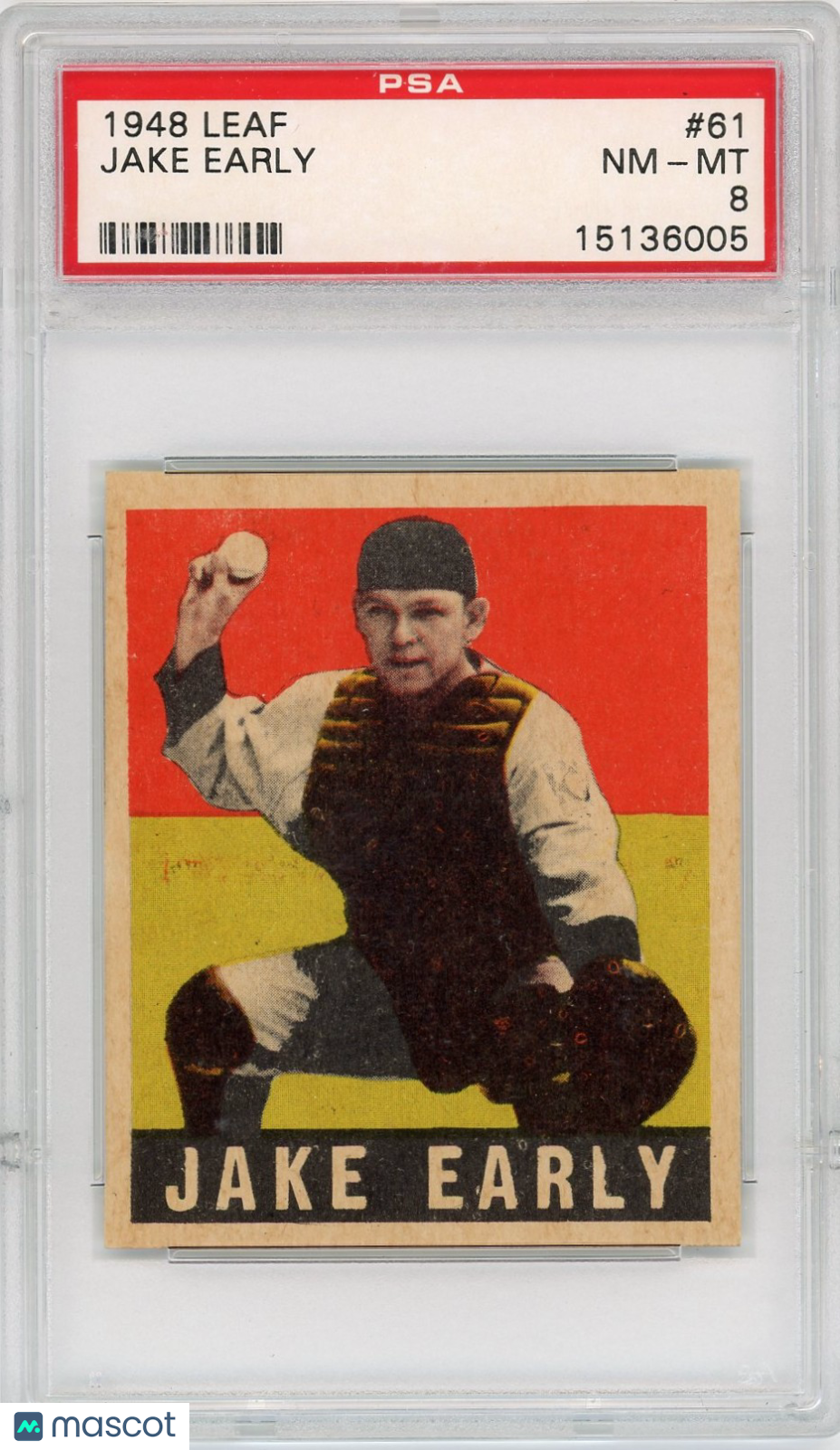 1948 Leaf Jake Early #61 PSA 8