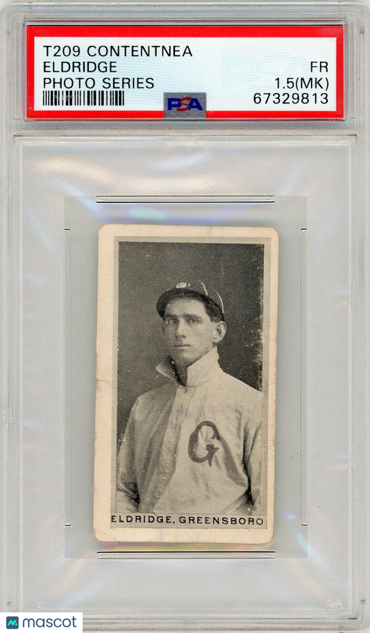 1910 T209 Contentnea Photo Series Eldridge MK PSA 1.5