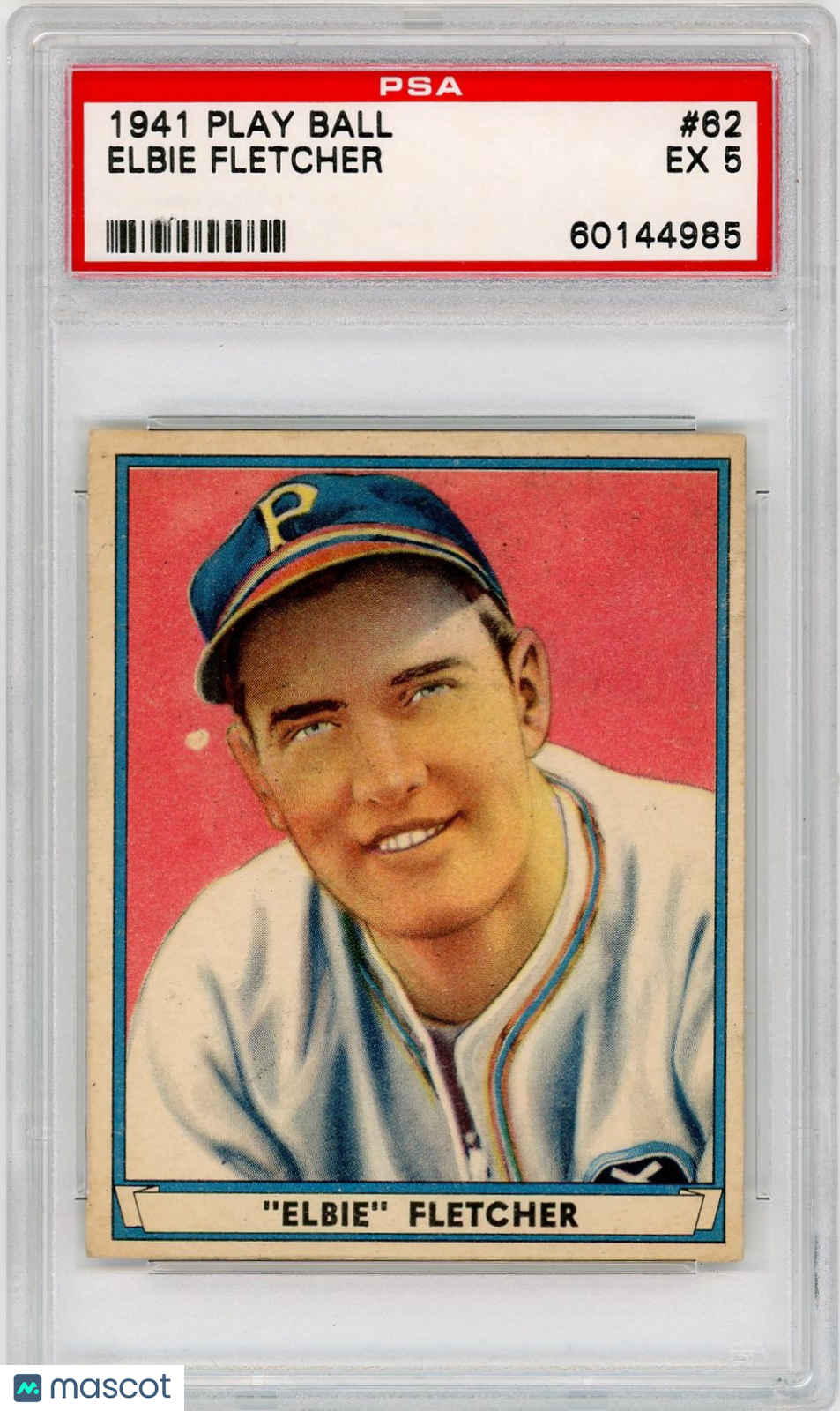 1941 Play Ball Elbie Fletcher #62 PSA 5