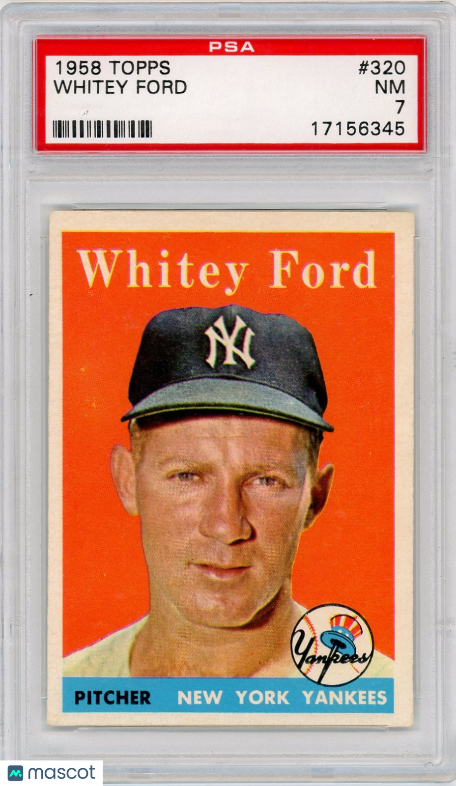 1958 Topps Whitey Ford #320 PSA 7