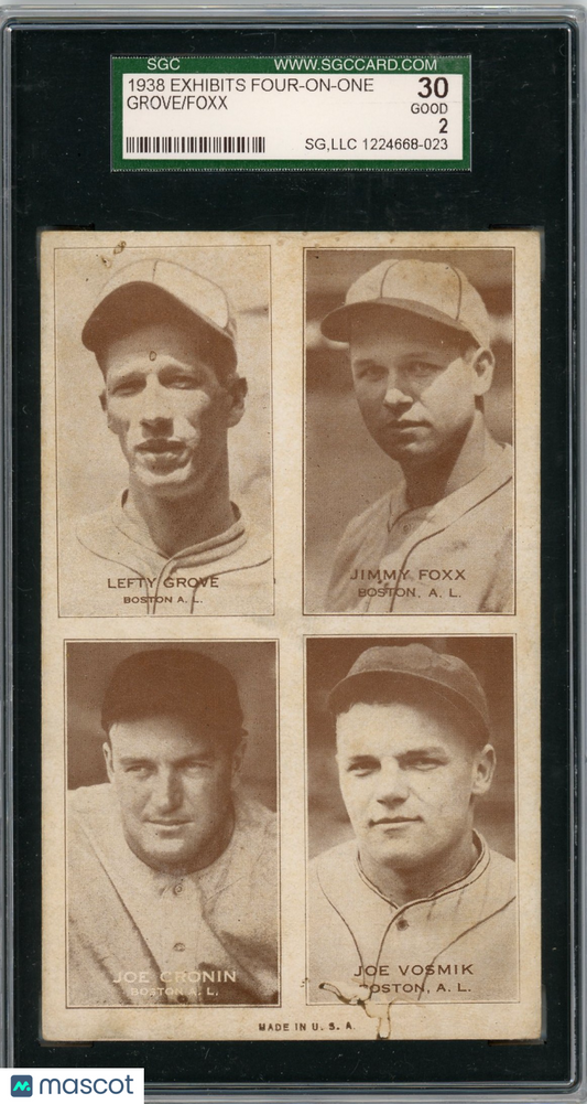 1938 Exhibits Four-On-One Foxx Grove SGC 2