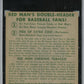1952 Red Man Tobacco All-Star Team Ted Williams #AL-23 SGC 3 Auto A