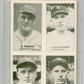 1934 Exhibits 4 On 1 H. Manush A. Crowder J. Cronin J. Kuhel PSA 6