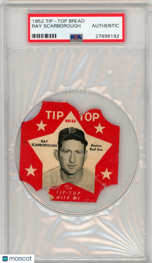 1952 Tip-Top Bread Ray Scarborough PSA A