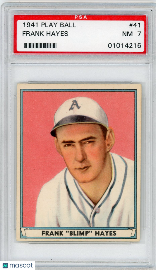 1941 Play Ball Frank Hayes #41 PSA 7