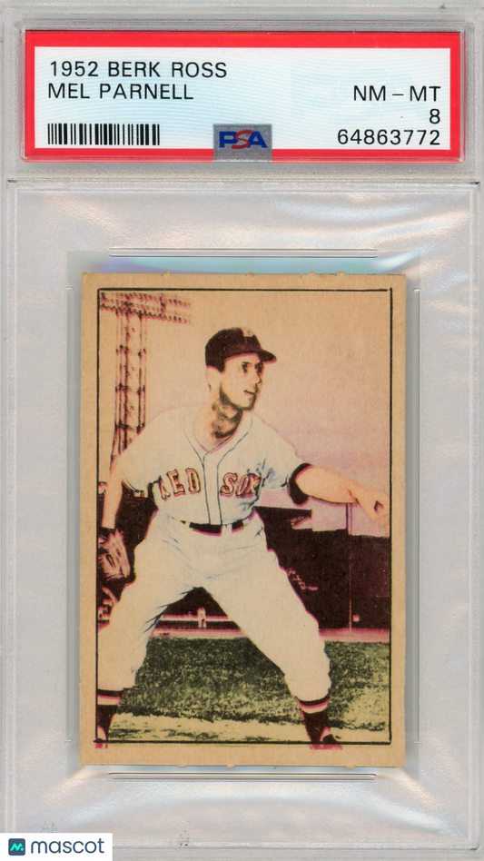 1952 Berk Ross Mel Parnell PSA 8