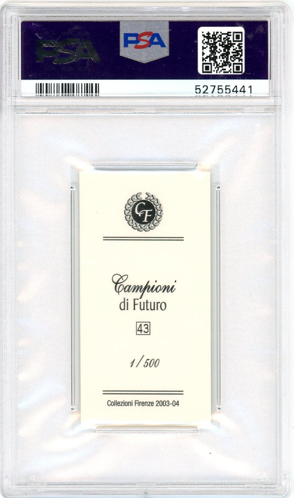 2003 Campioni DI Futuro Dwyane Wade #43 Gold PSA 10