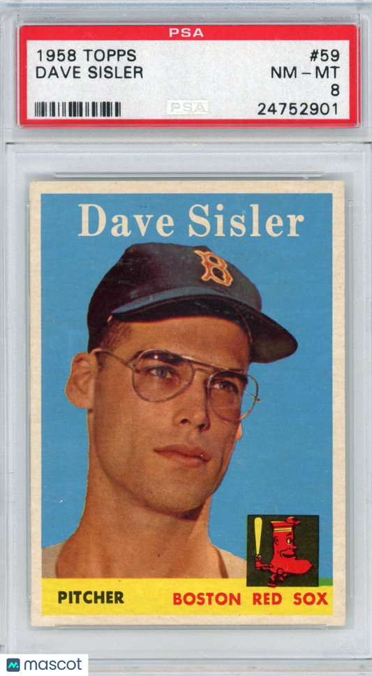1958 Topps Dave Sisler #59 PSA 8