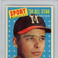 1958 Topps Eddie Mathews #480 All Star PSA 8
