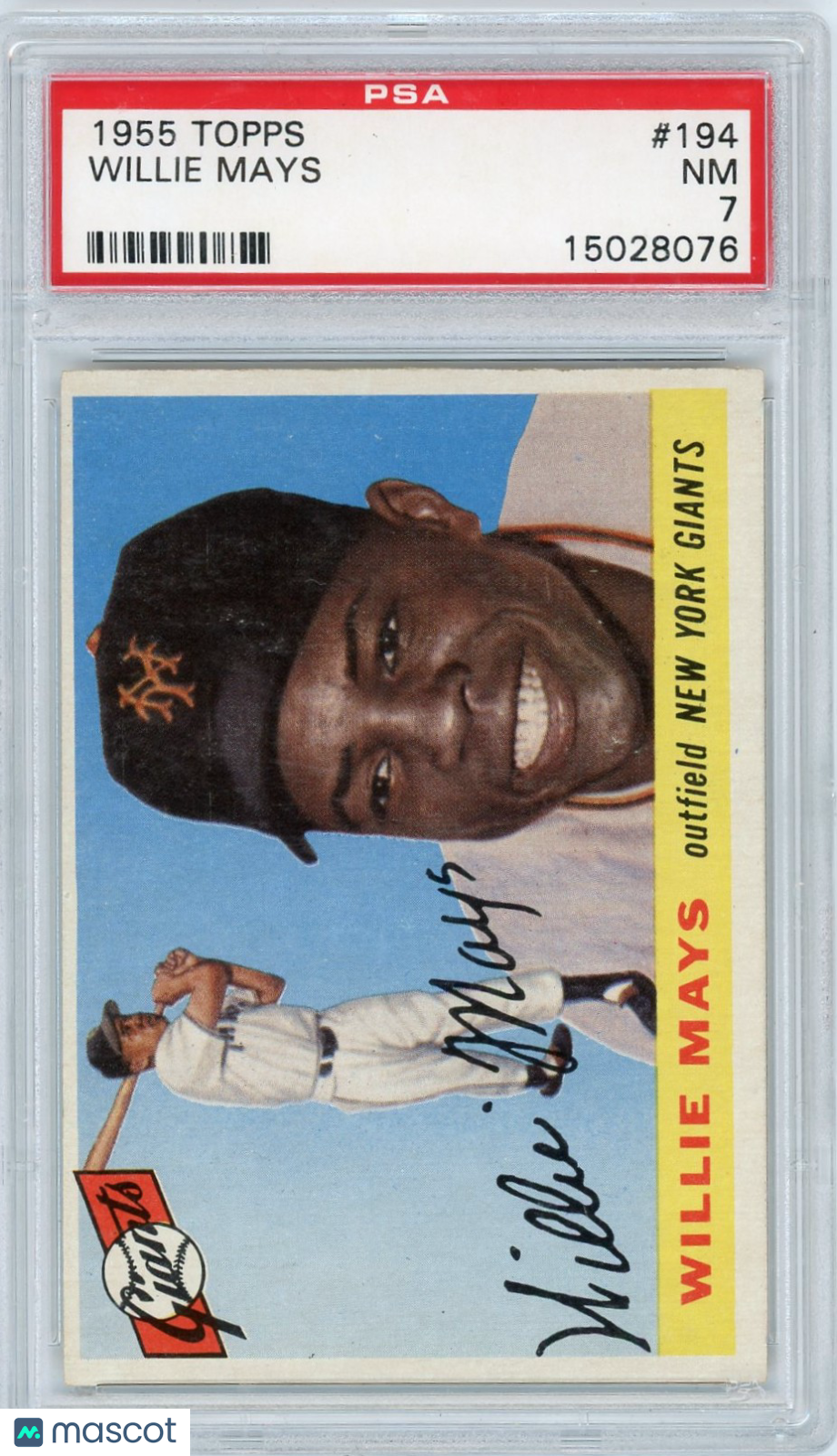 1955 Topps Willie Mays #194 PSA 7