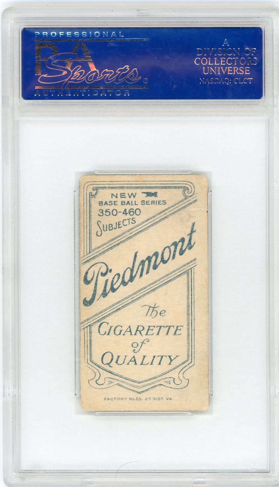 1909-11 T206 Christy Mathewson Dark Cap PSA 4