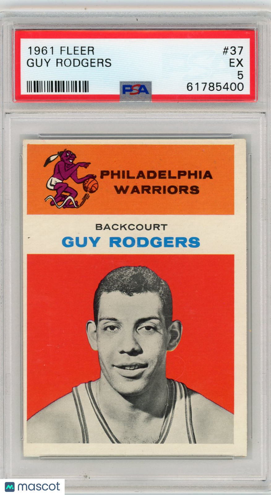 1961 Fleer Guy Rodgers #37 PSA 5