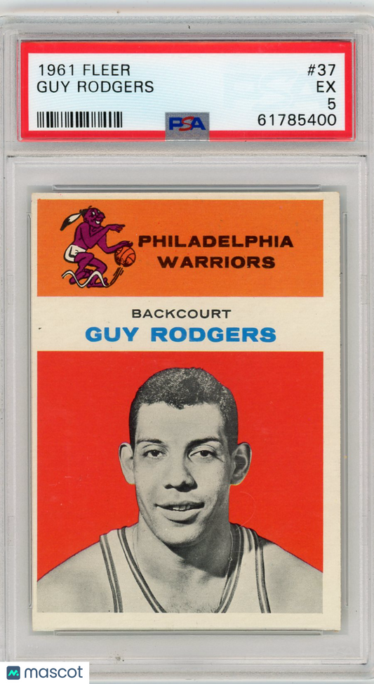 1961 Fleer Guy Rodgers #37 PSA 5