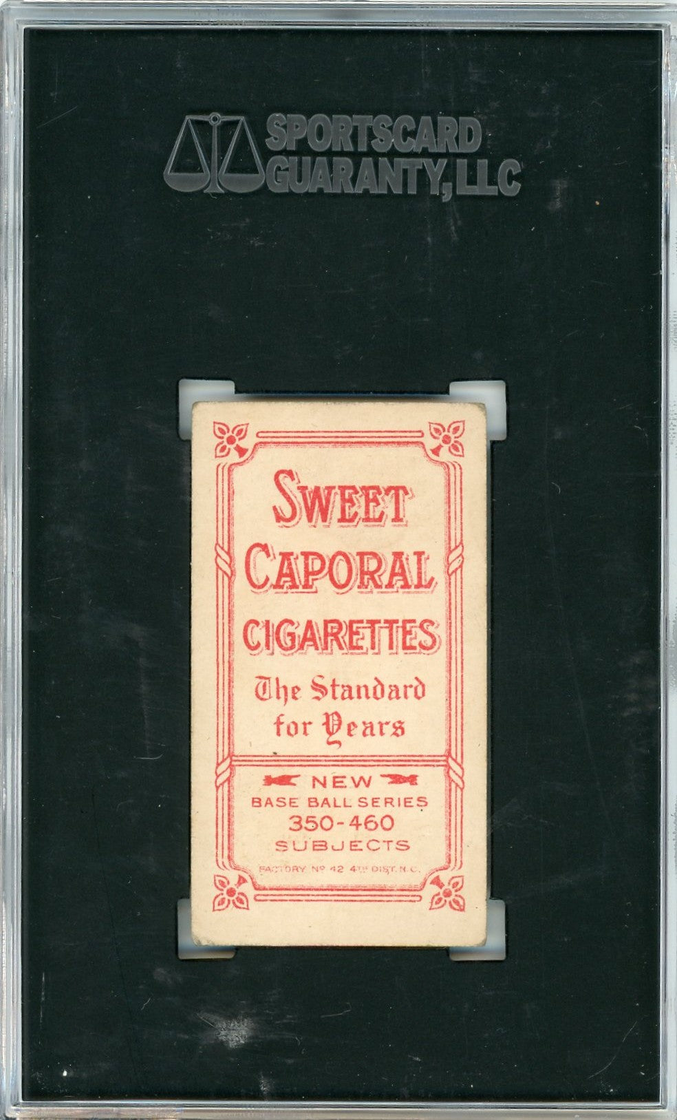 1911 Sweet Caporal (T206) John Mcgraw Glove At Hip SGC 4