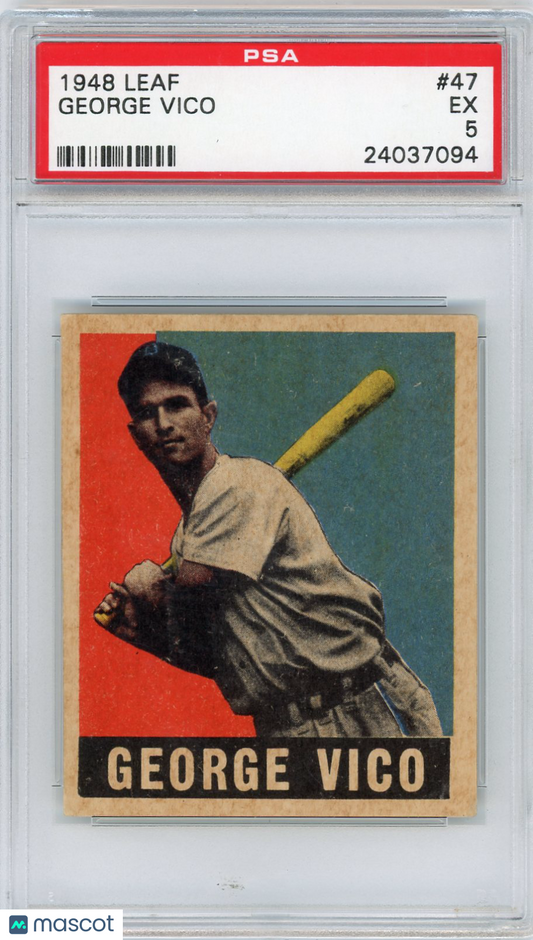 1948 Leaf George Vico #47 PSA 5