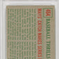 1959 Topps Mays' Catch Makes #464 Series History PSA 3