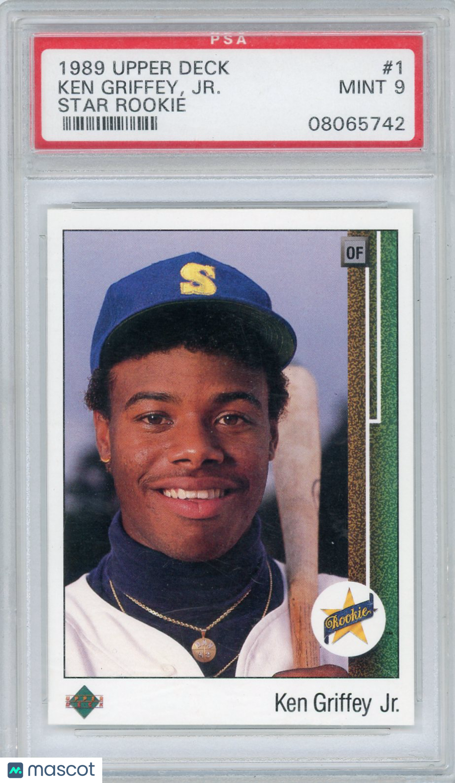 1989 Upper Deck Ken Griffey JR. #1 Star Rookie PSA 9