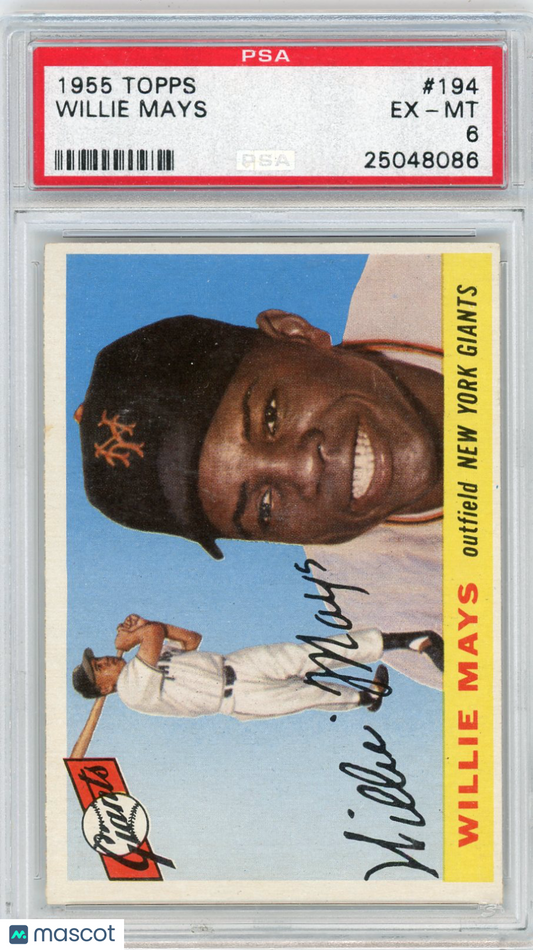 1955 Topps Willie Mays #194 PSA 6