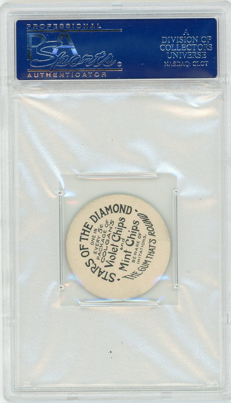 1909 Colgan's Chips Stars Of The Diamond Tubby Spencer PSA 8.5