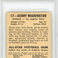 1948 Leaf Kenny Washington #17 Black Name On Front PSA 4