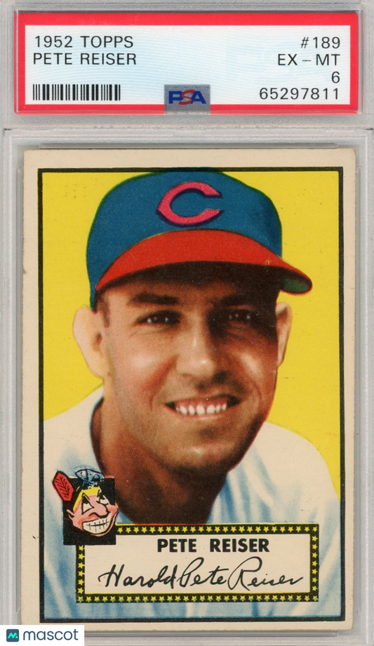 1952 Topps Pete Reiser #189 PSA 6