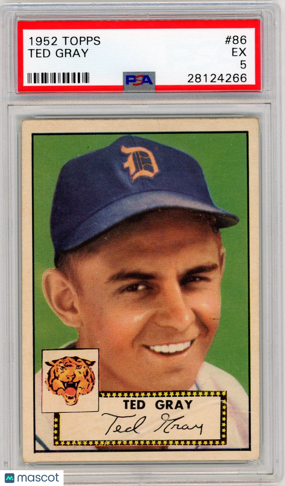 1952 Topps Ted Gray #86 PSA 5