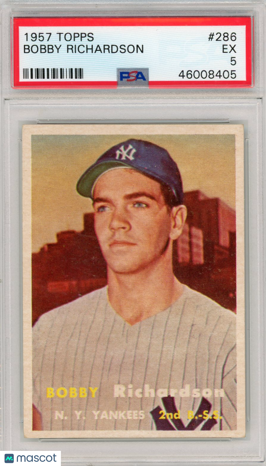 1957 Topps Bobby Richardson #286 PSA 5