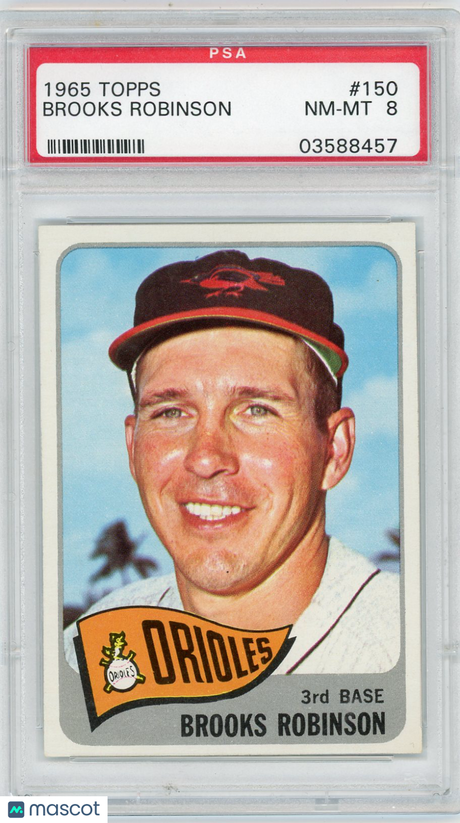 1965 Topps Brooks Robinson #150 PSA 8