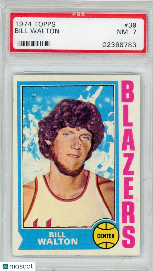 1974 Topps Bill Walton #39 PSA 7
