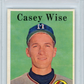 1958 Topps Casey Wise #247 PSA 8