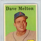 1958 Topps Dave Melton #391 PSA 8