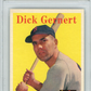1958 Topps Dick Gernert #38 PSA 8
