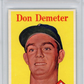 1958 Topps Don Demeter #244 PSA 8