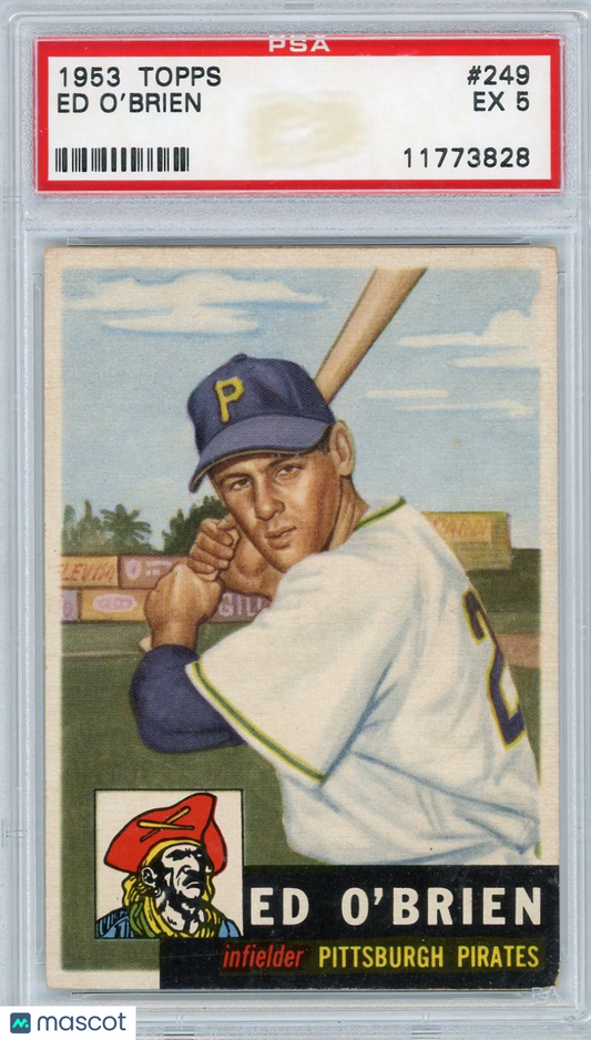 1953 Topps Ed O'Brien #249 PSA 5