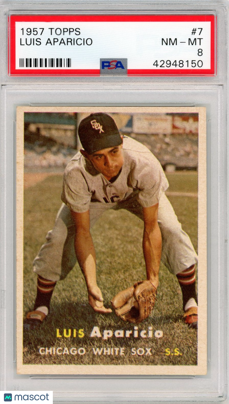 1957 Topps Luis Aparicio #7 PSA 8