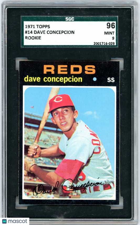 1971 Topps Dave Concepcion #14 SGC 9