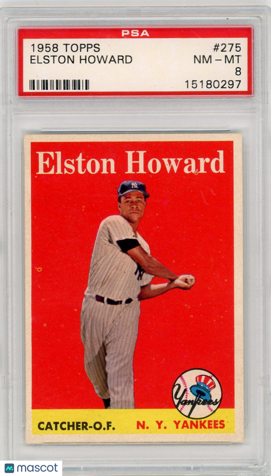 1958 Topps Elston Howard #275 PSA 8